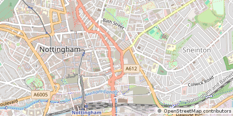 Map of Nottingham