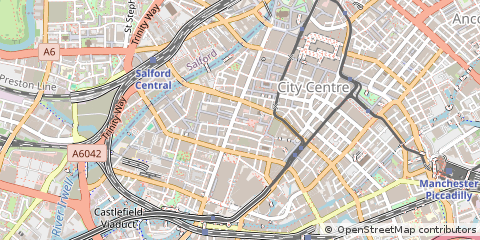 Map of Manchester