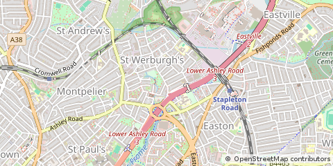 Map of Bristol