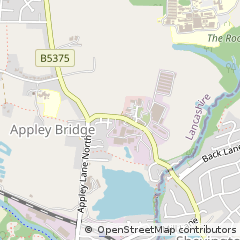 Map of Wigan, Lancashire