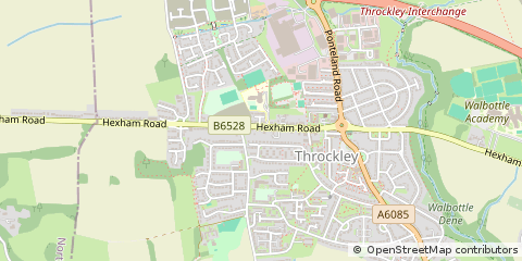 Map of Newcastle Upon Tyne, Tyne & Wear