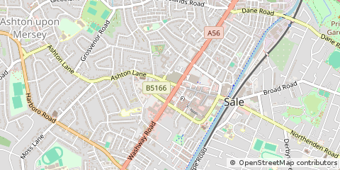 Map of Sale, Trafford