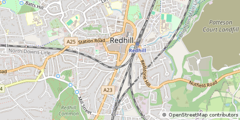 Map of Redhill