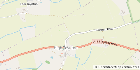 Map of Horncastle, Lincolnshire