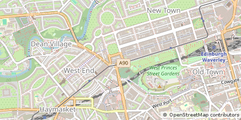 Map of Edinburgh, Lothian