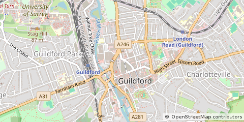 Map of Guildford