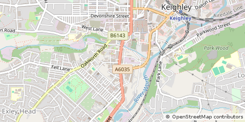 Map of Keighley