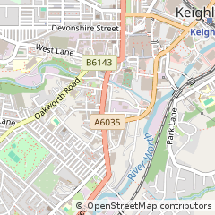 Map of Keighley