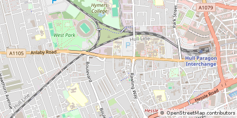 Map of Hull