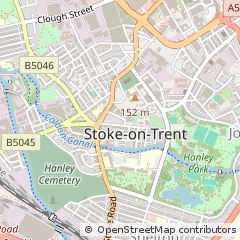 Map of Stoke-on-Trent