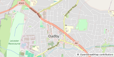 Map of Leicester