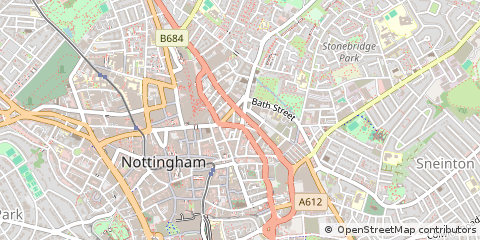 Map of Nottingham