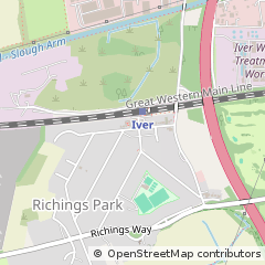 Map of Iver, Buckinghamshire