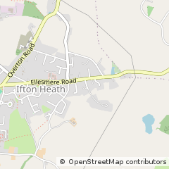Map of Oswestry, Shropshire