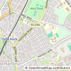 Map of South Shields