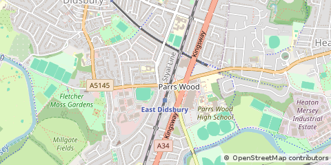 Map of Manchester