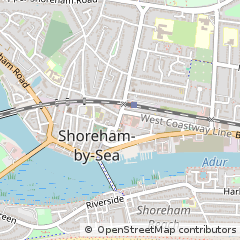 Map of Shoreham-by-SEA