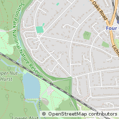 Map of Sutton Coldfield, West Midlands