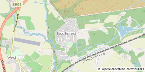 Map of Liss, Hampshire