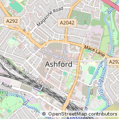 Map of Ashford, Kent