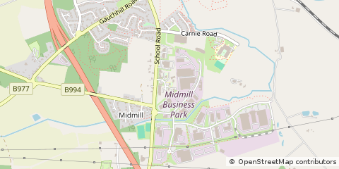 Map of Kintore