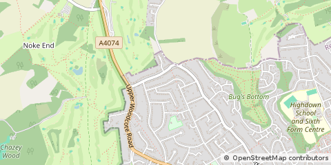 Map of Reading