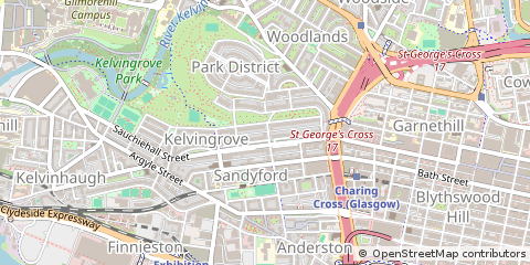 Map of Glasgow