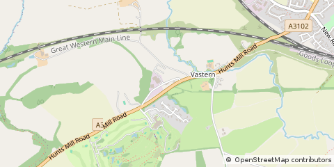 Map of Swindon, Wiltshire
