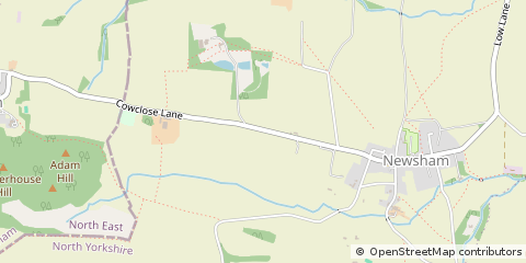 Map of Richmond, North Yorkshire