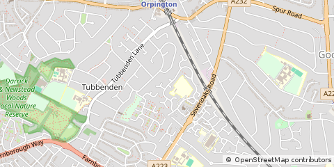 Map of Orpington
