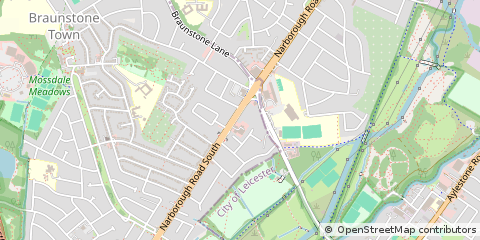 Map of Leicester