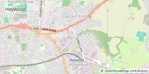 Map of Heywood