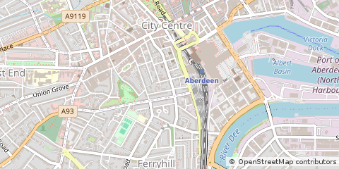 Map of Aberdeen