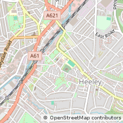 Map of Sheffield, South Yorkshire