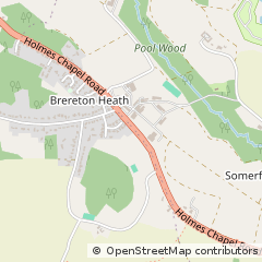 Map of Congleton, Cheshire