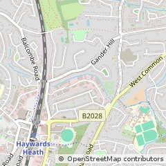 Map of Haywards Heath