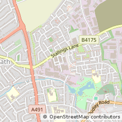 Map of Kingswinford, West Midlands