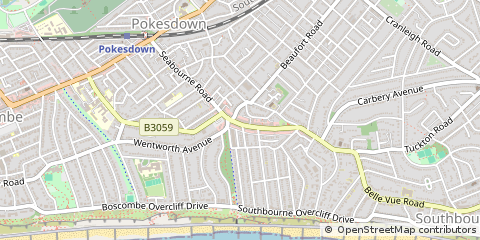 Map of Bournemouth