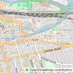 Map of Reading, Berkshire