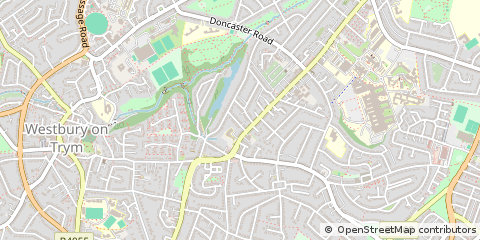 Map of Bristol, Glos