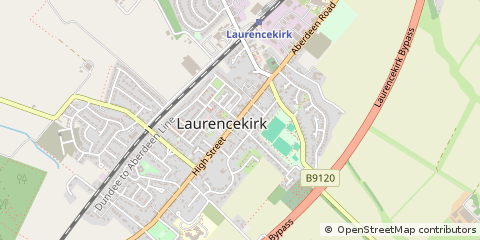 Map of Laurencekirk