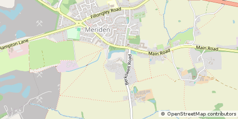 Map of Coventry, West Midlands