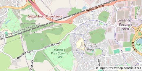 Map of Wokingham