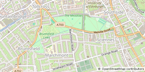Map of Edinburgh