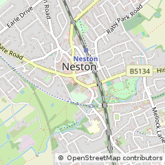 Map of Neston, Cheshire