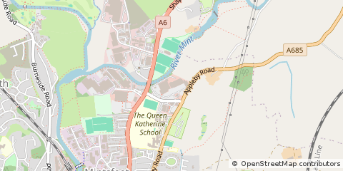 Map of Kendal, Cumbria