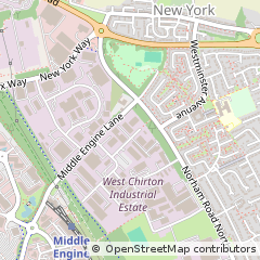 Map of North Shields, Tyne and Wear