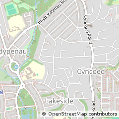Map of Cardiff