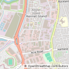 Map of Reading, Berkshire