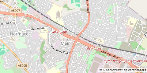 Map of Stoke-on-Trent